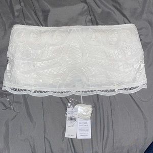 Brand New With Tags American Eagle white lace crop top